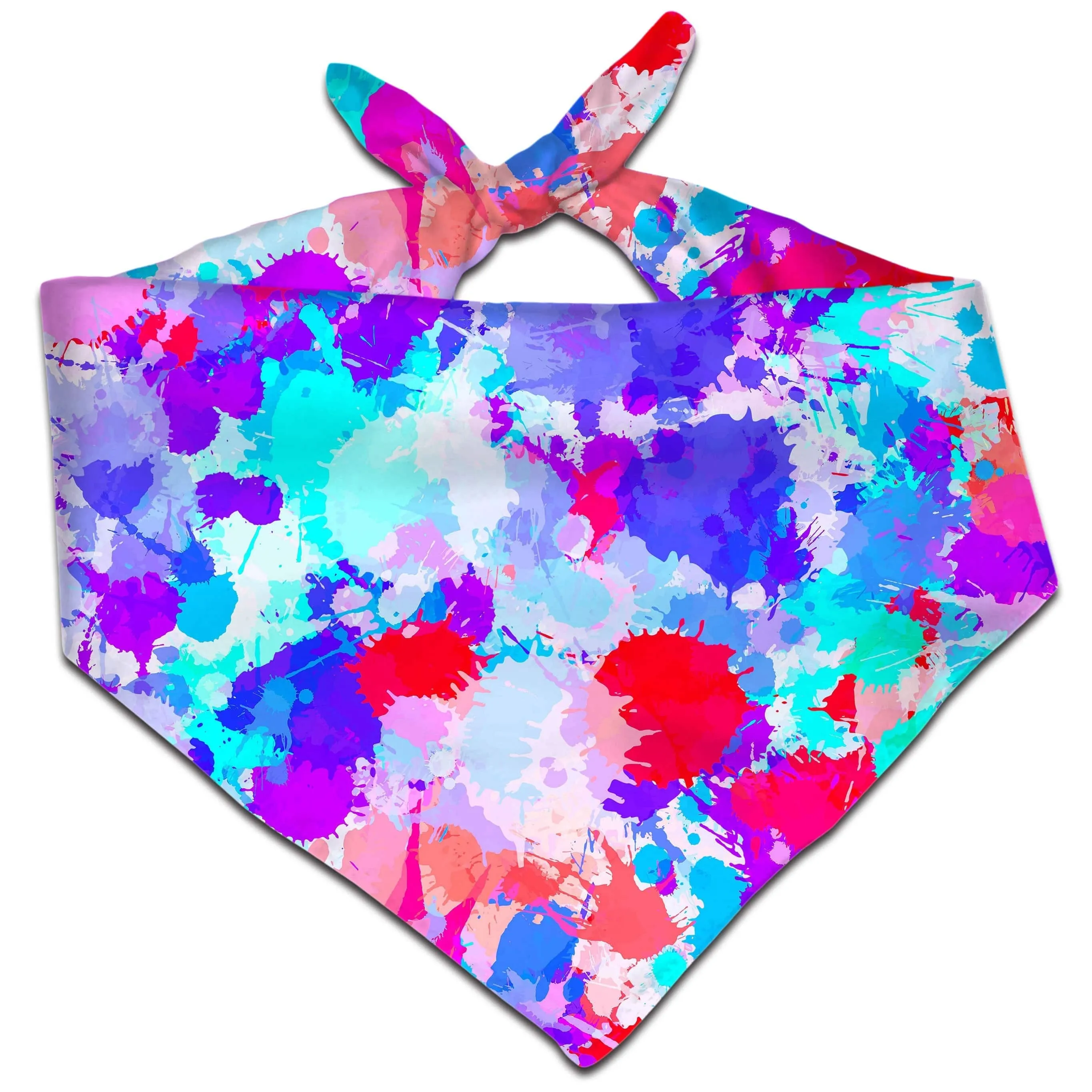 Cherry Frost Paint Splatter Bandana sold by iEDM