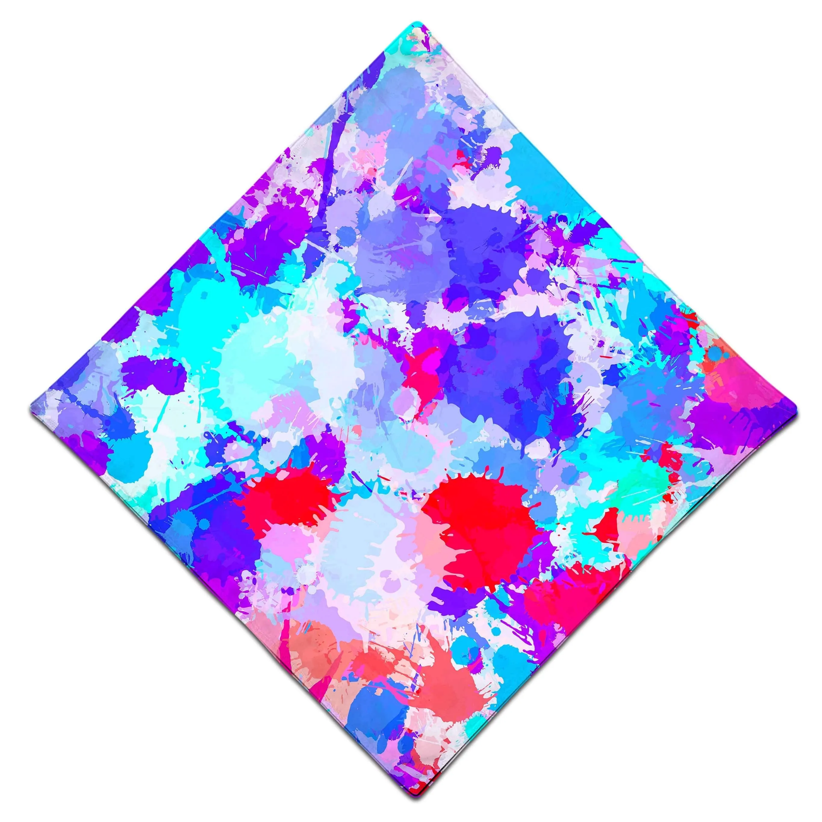 Cherry Frost Paint Splatter Bandana sold by iEDM product image thumbnail 3