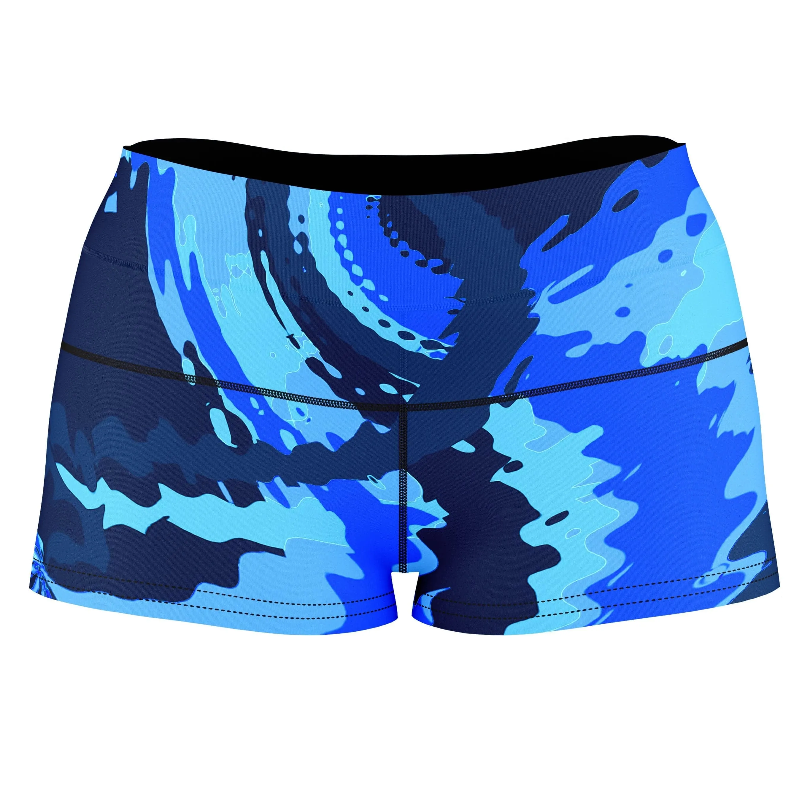 Blue Magic High-Waisted Women's Shorts sold by iEDM
