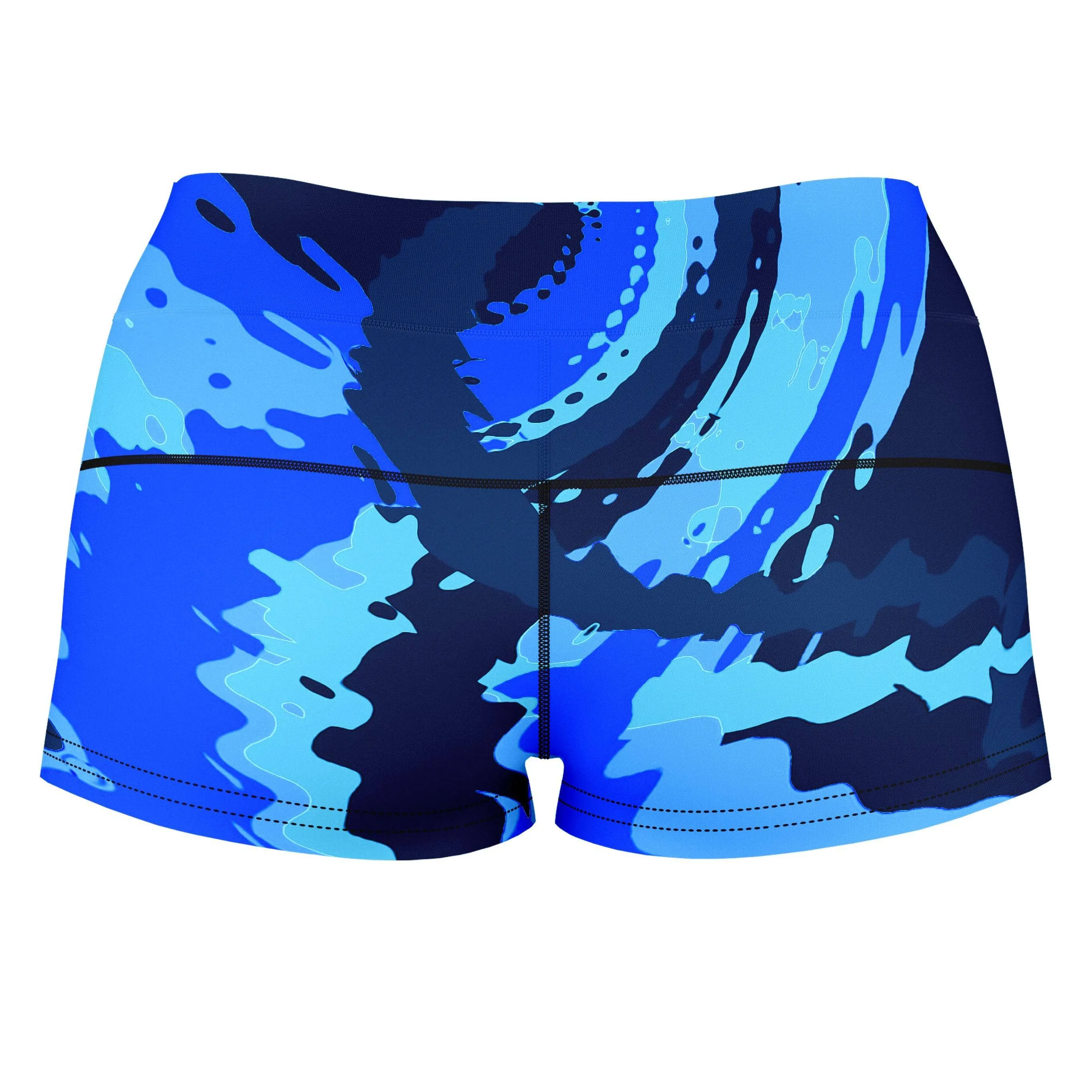 Blue Magic High-Waisted Women's Shorts sold by iEDM product image thumbnail 2