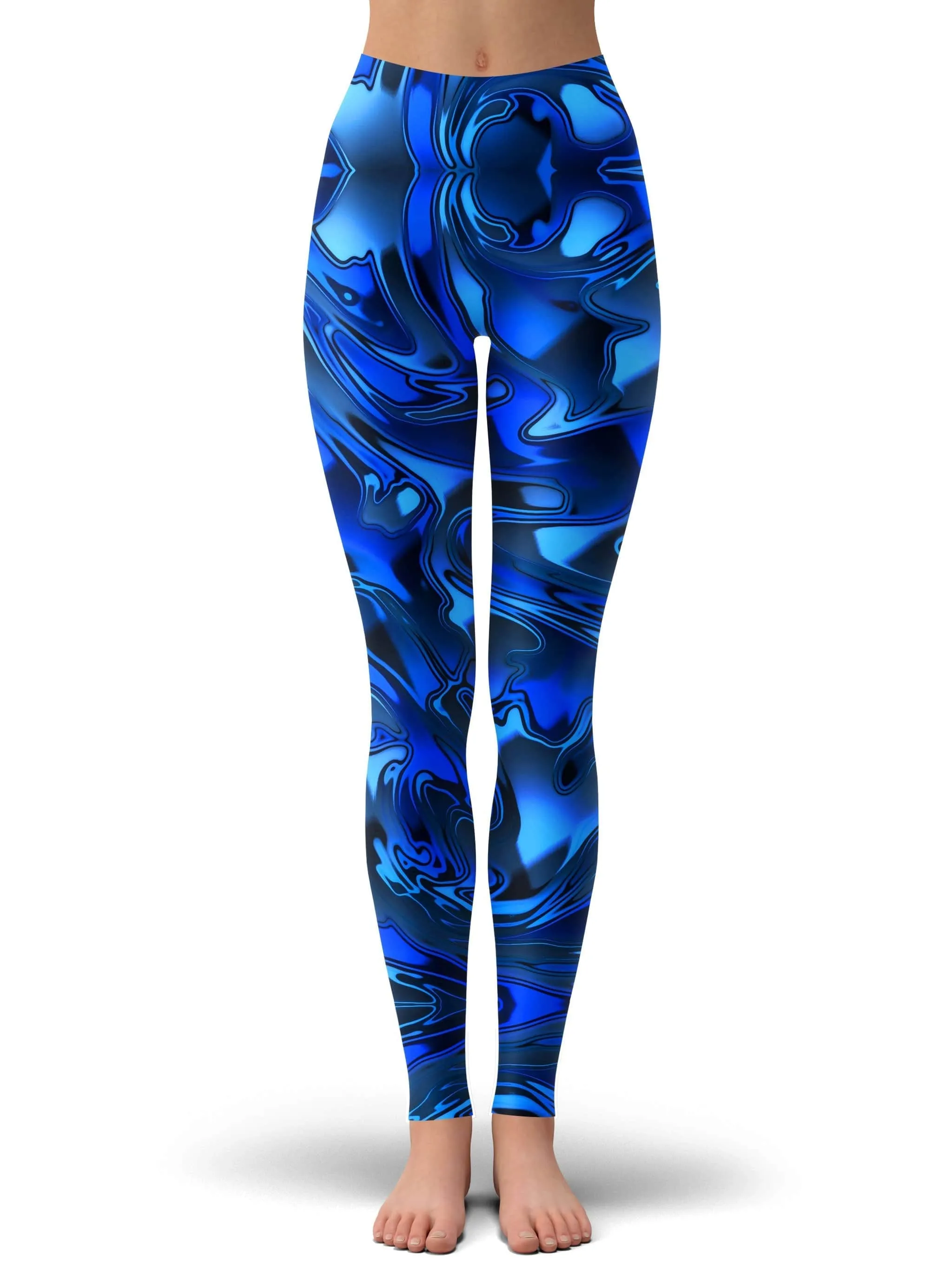 Blue Chromatic Melt Leggings sold by iEDM
