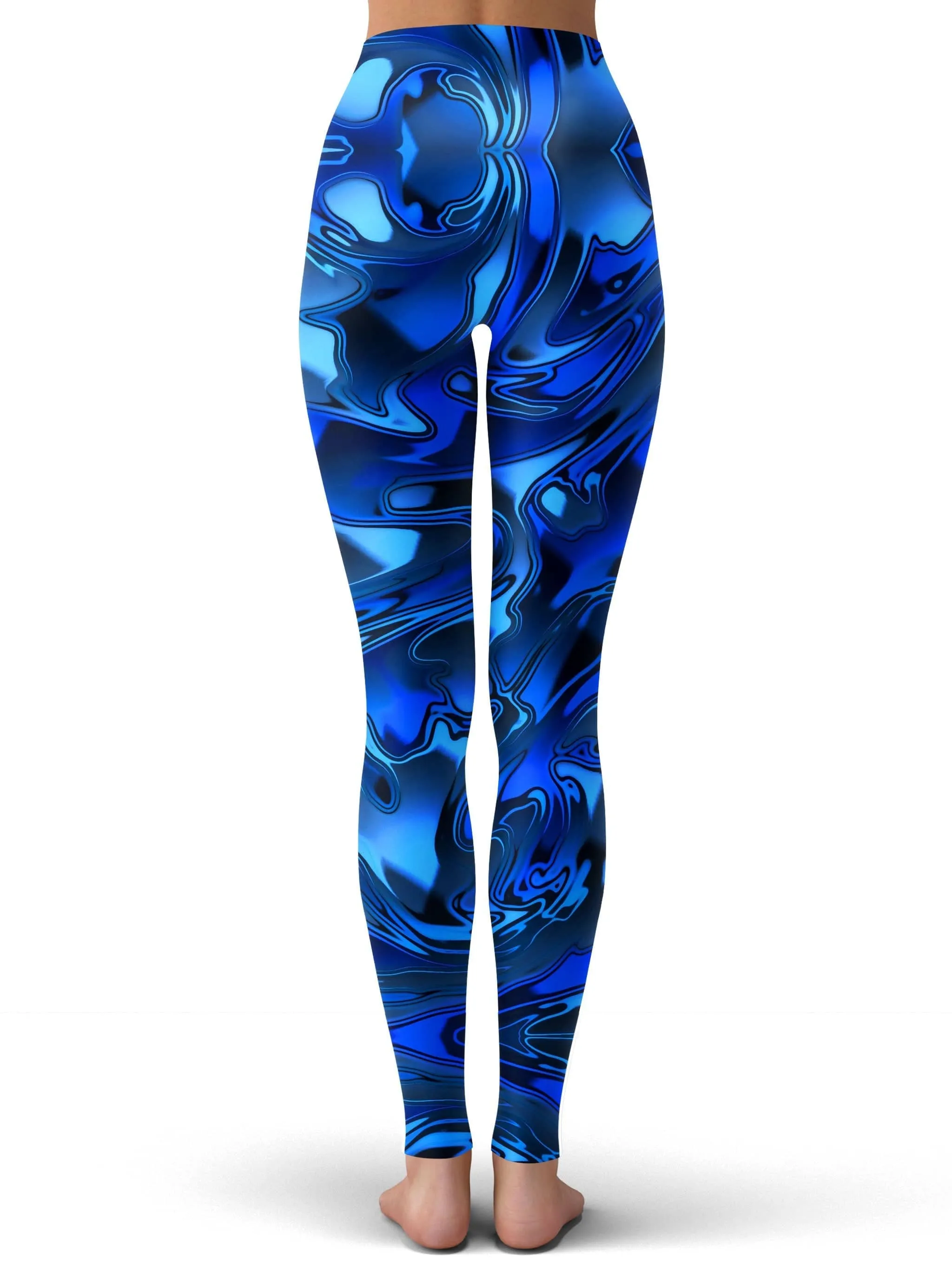 Blue Chromatic Melt Leggings sold by iEDM product image thumbnail 3