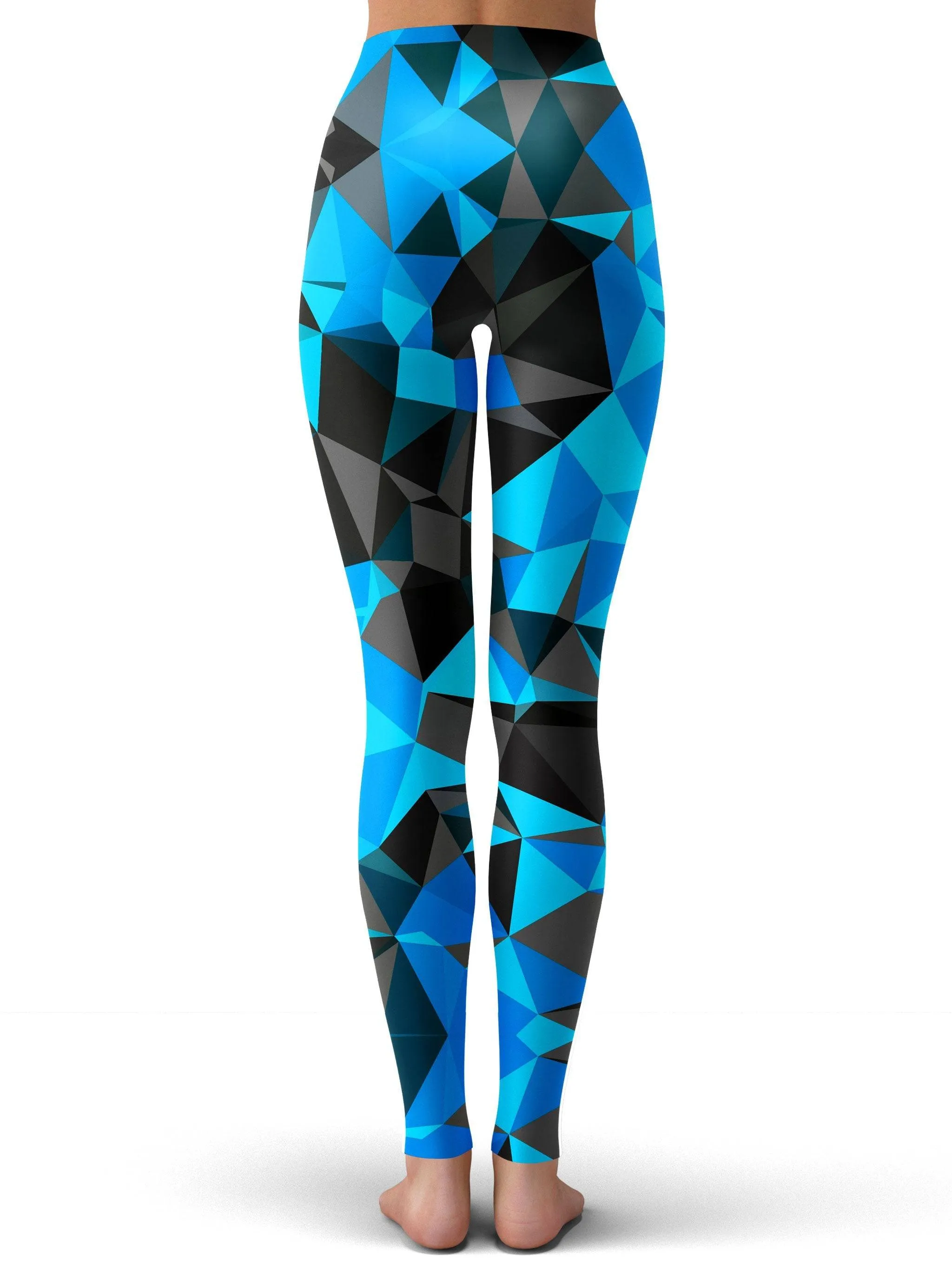 Blue and Black Geo Leggings sold by iEDM product image thumbnail 3
