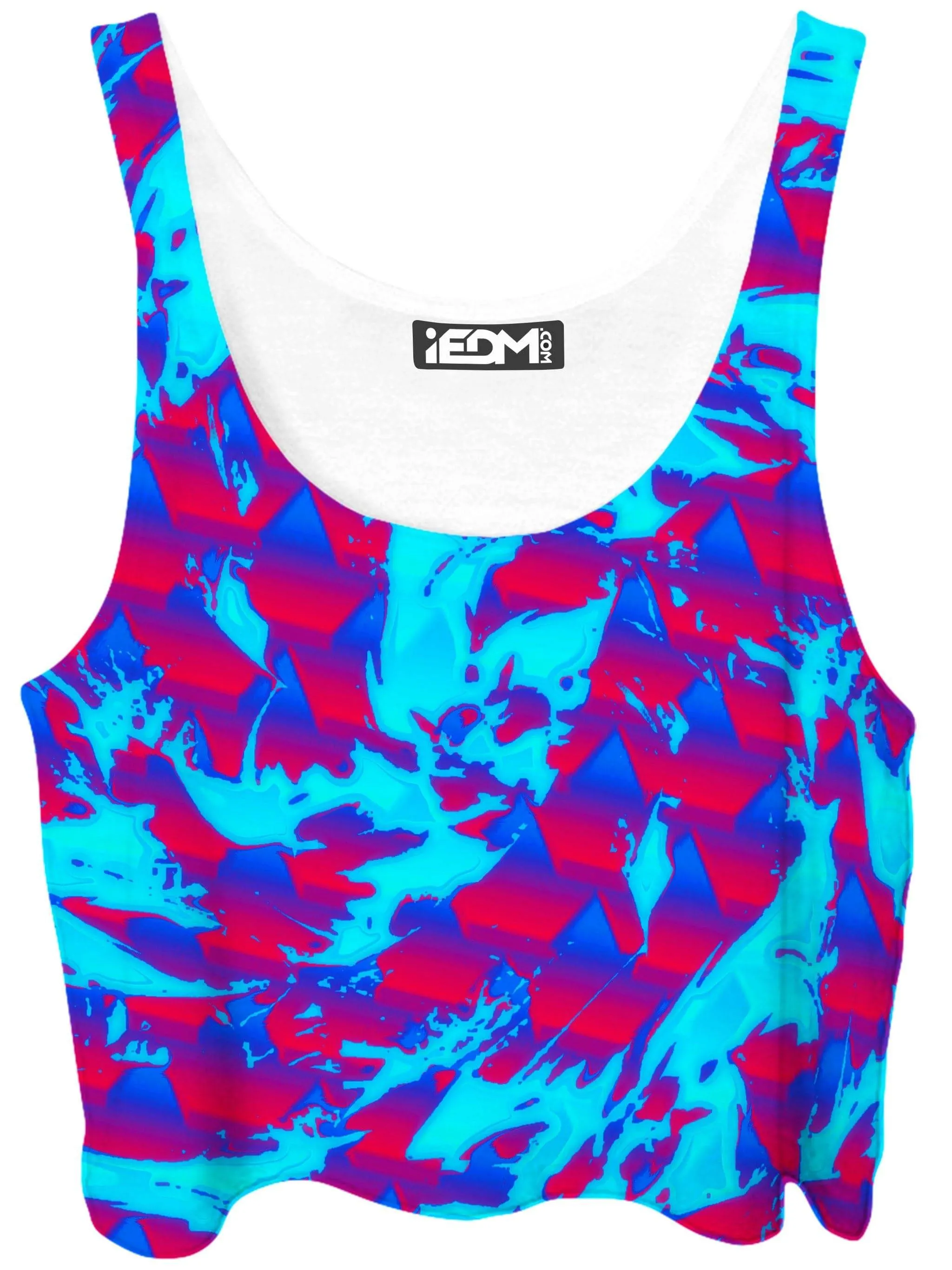 Berry Blast Hypno Splatter Crop Top sold by iEDM