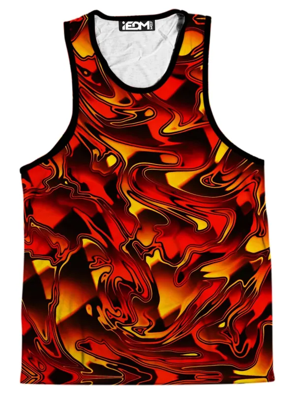Fire Chromatic Melt Men's Tank sold by iEDM