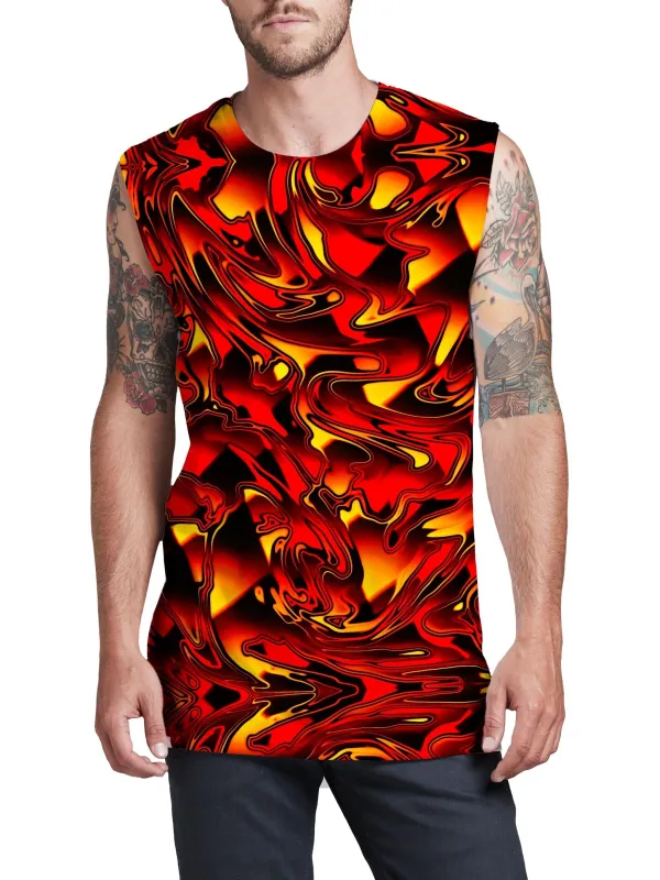 Fire Chromatic Melt Men's Muscle Tank sold by iEDM