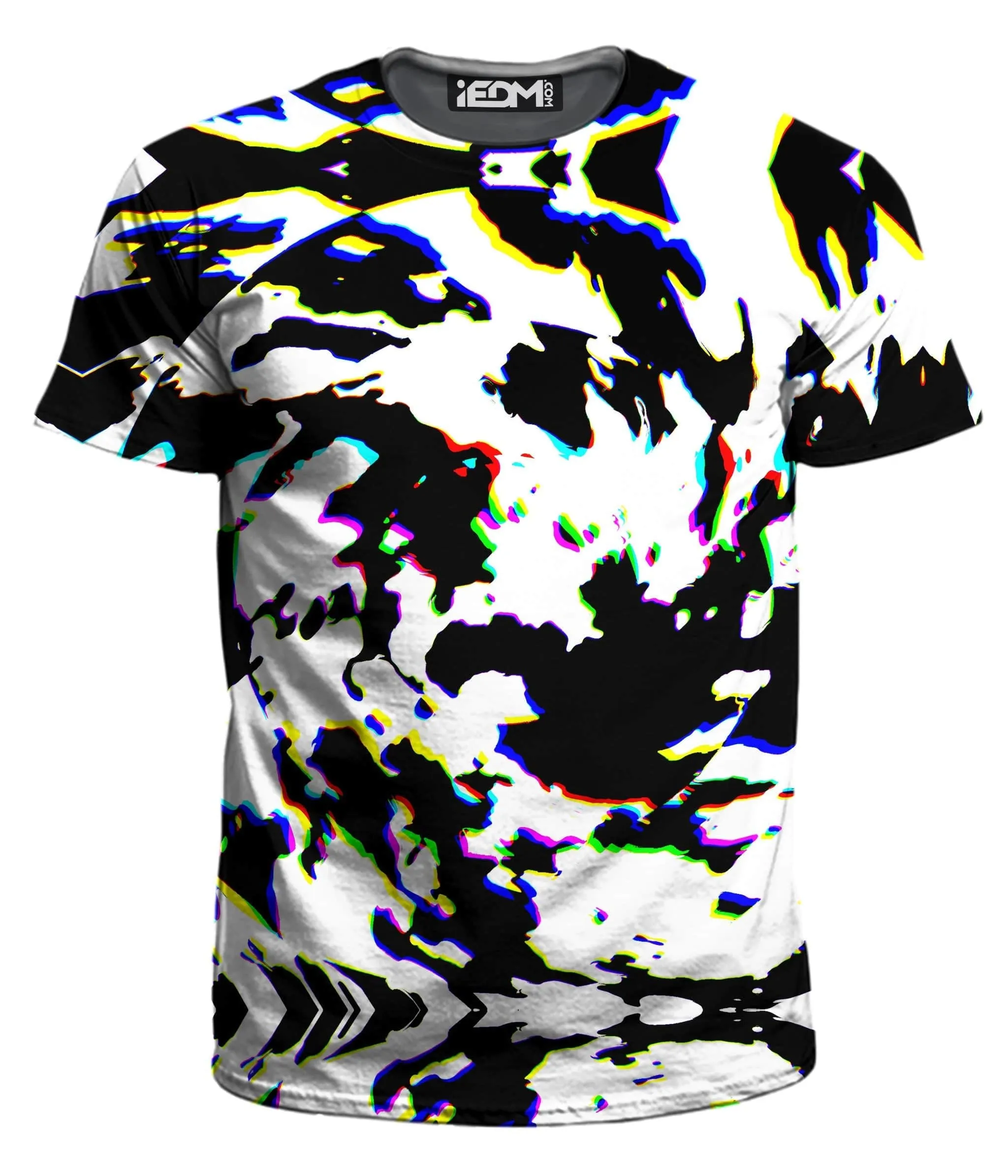 Cow Hide Print Rave Drip Men's T-Shirt sold by iEDM