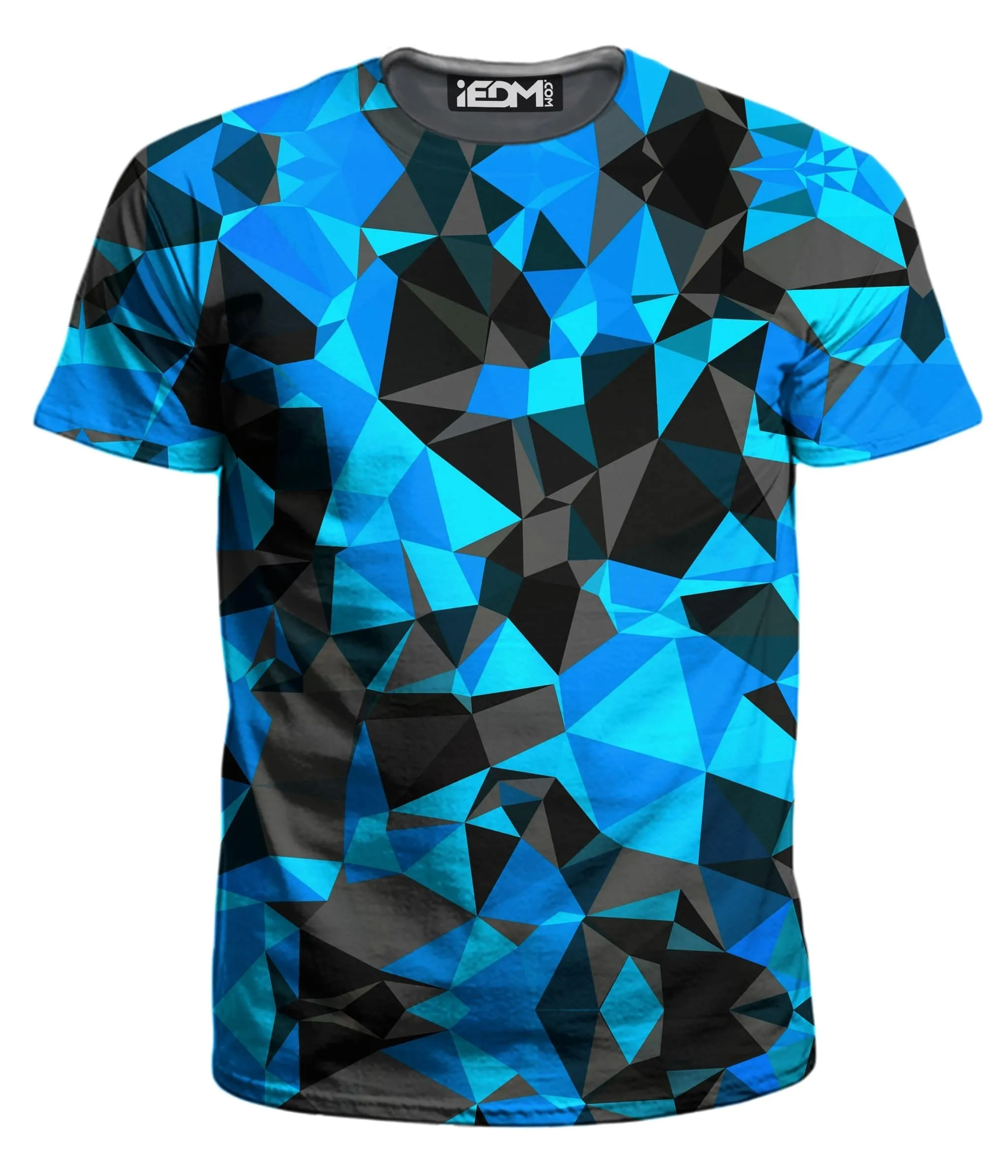 Blue and Black Geo Men's T-Shirt sold by iEDM