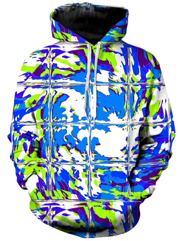 Blue Rave Glitch Unisex Hoodie sold by iEDM