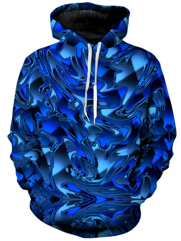 Blue Chromatic Melt Unisex Hoodie sold by iEDM