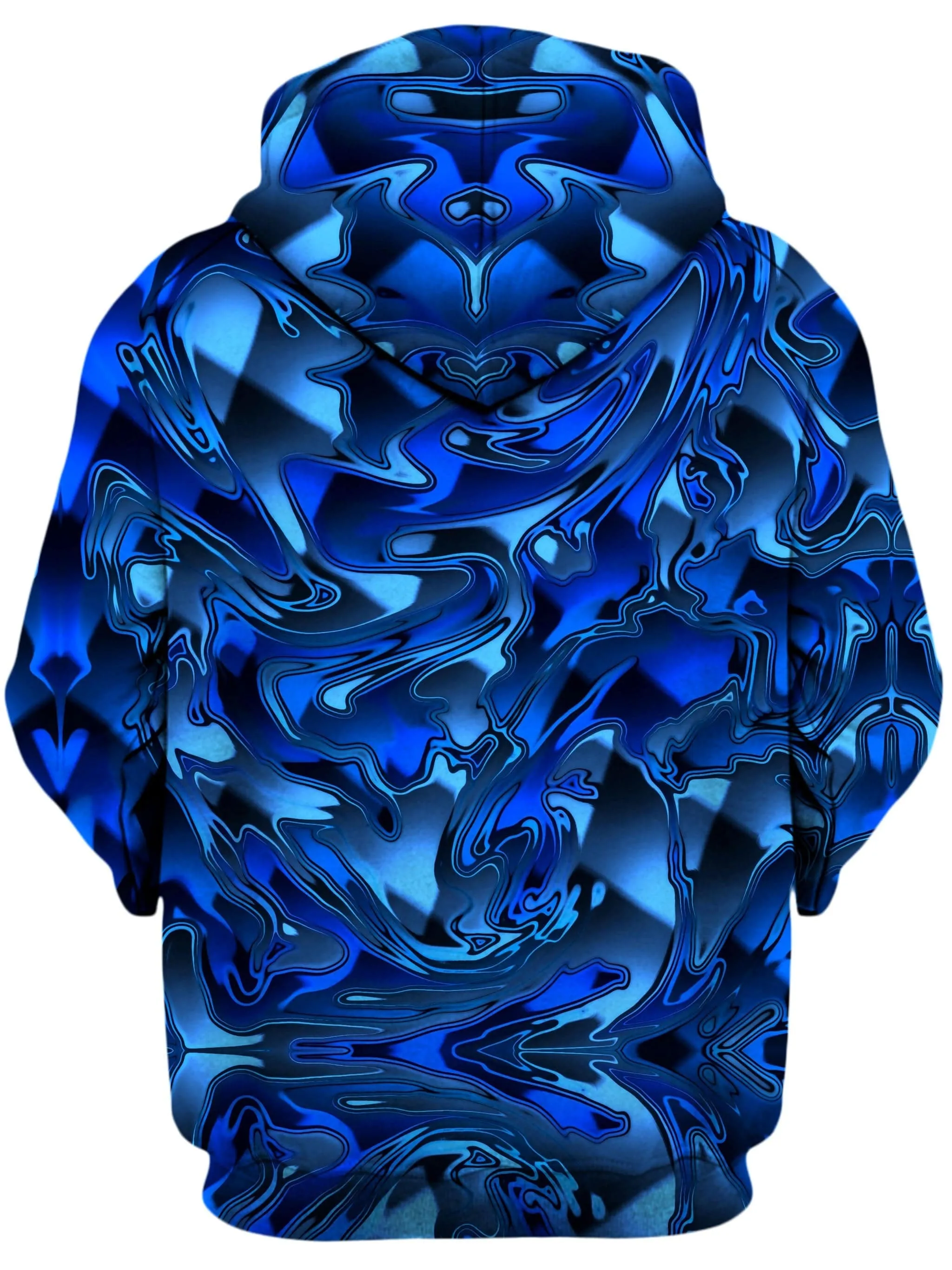Blue Chromatic Melt Unisex Hoodie sold by iEDM product image thumbnail 2