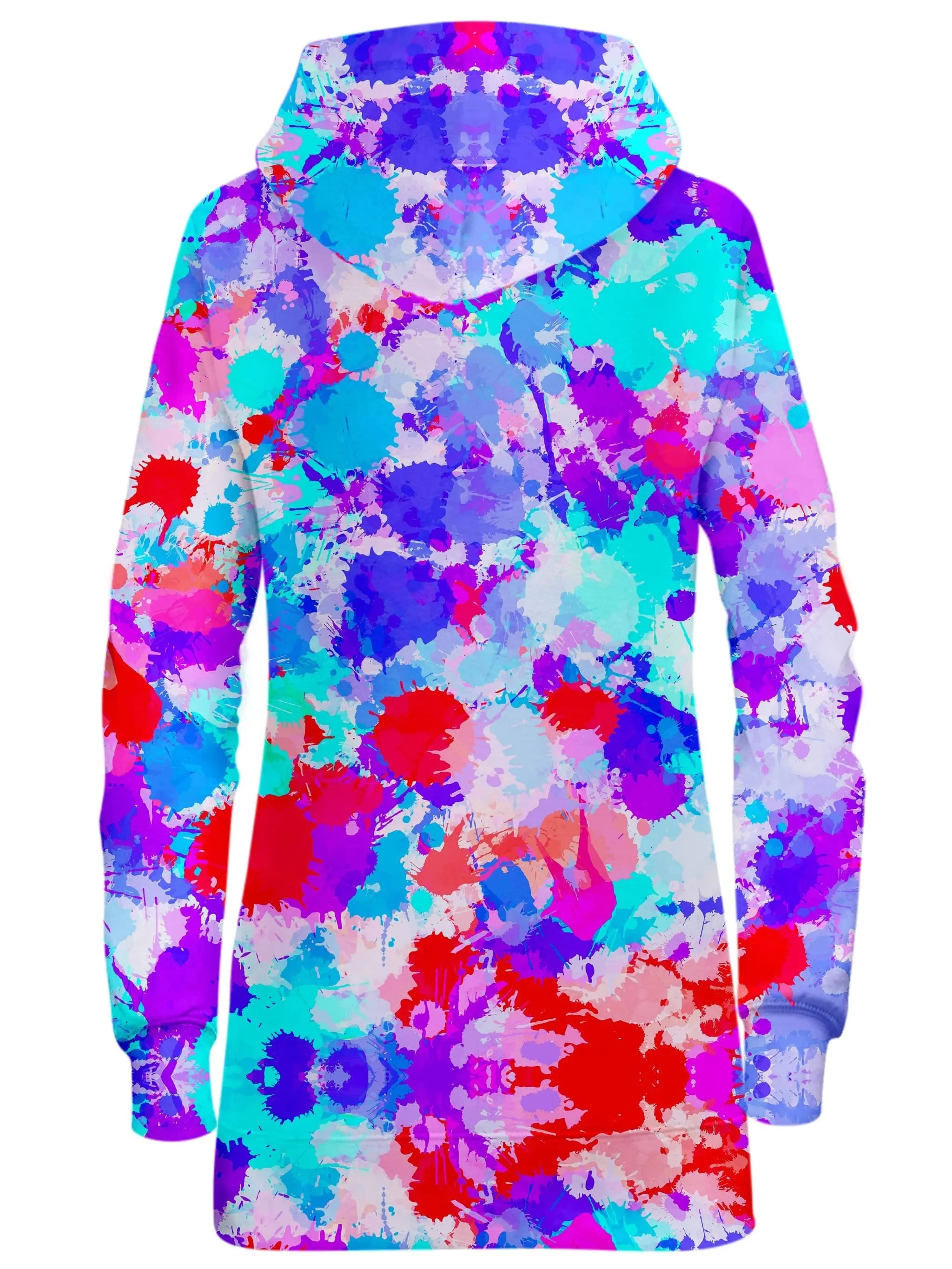 Cherry Frost Paint Splatter Hoodie Dress sold by iEDM product image thumbnail 2
