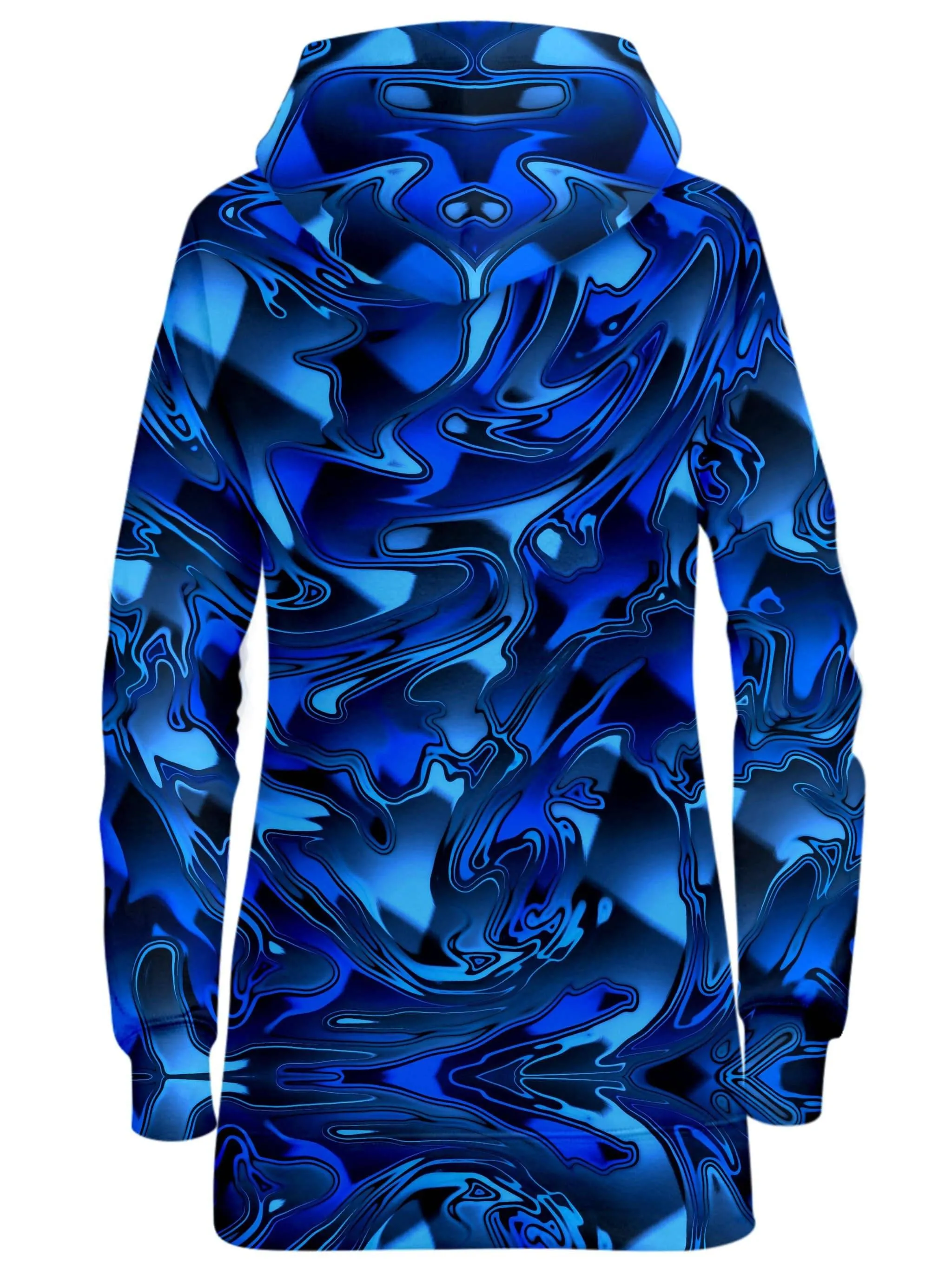 Blue Chromatic Melt Hoodie Dress sold by iEDM product image thumbnail 2