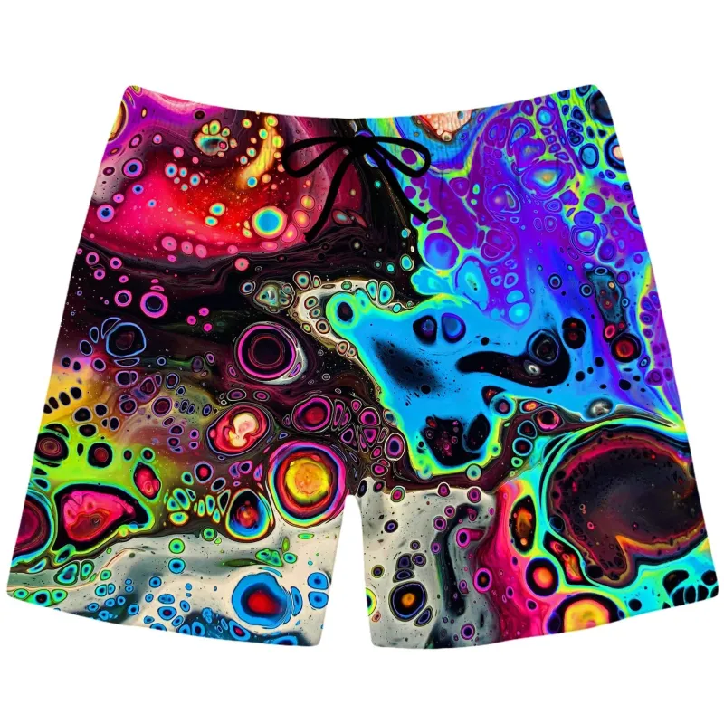 Cosmic Trip Swim Trunks sold by iEDM