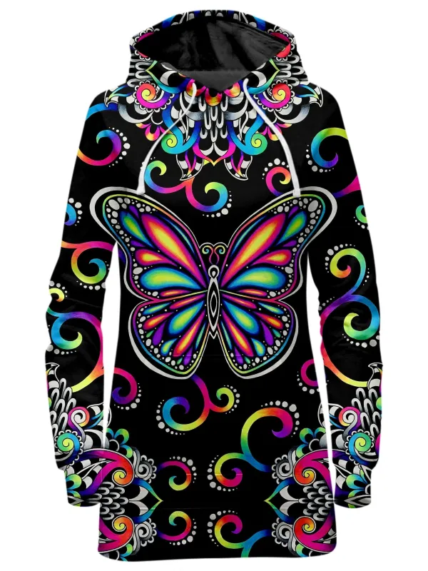 Butterfly Vibez Hoodie Dress sold by iEDM