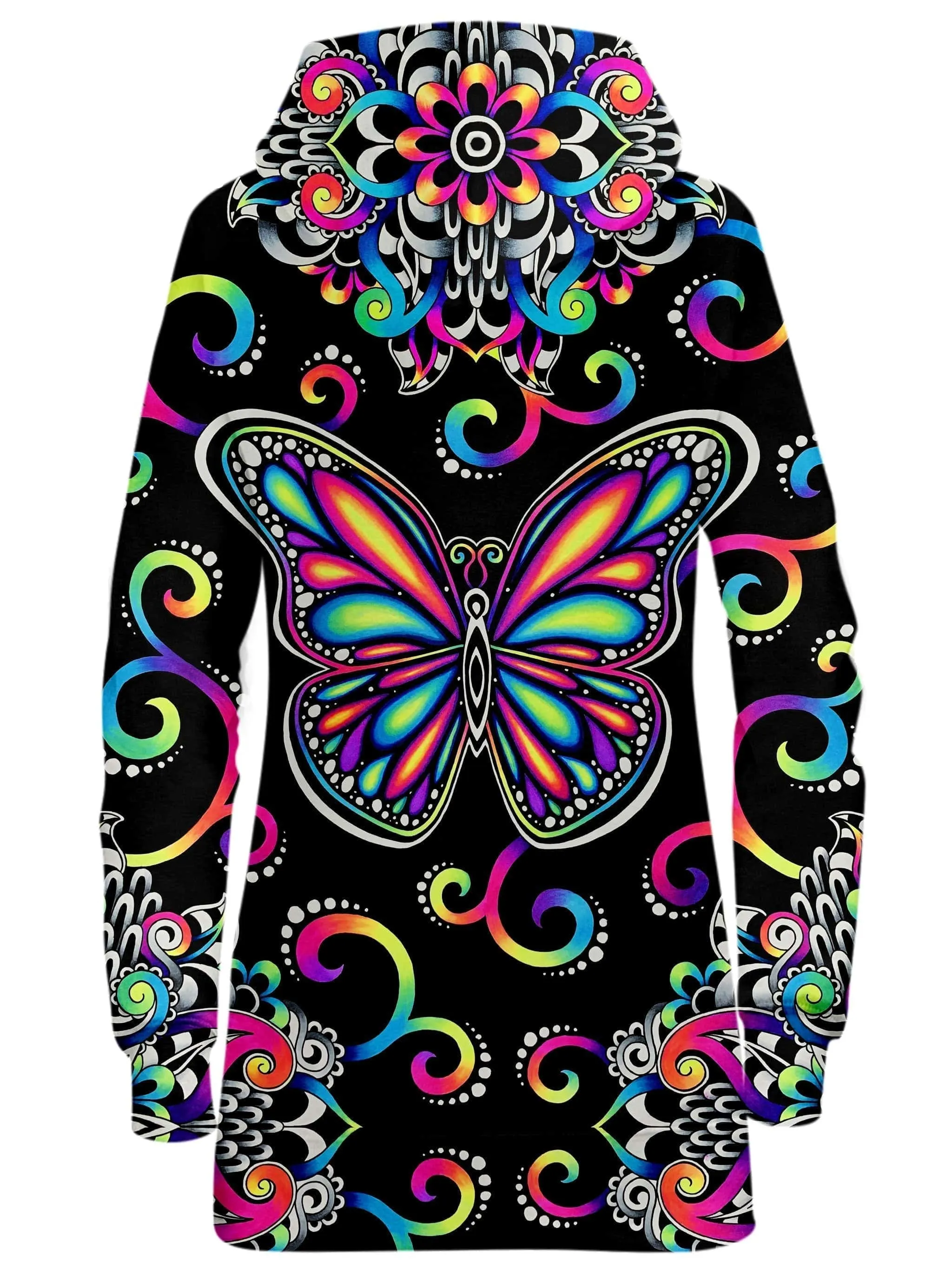 Butterfly Vibez Hoodie Dress sold by iEDM product image thumbnail 2