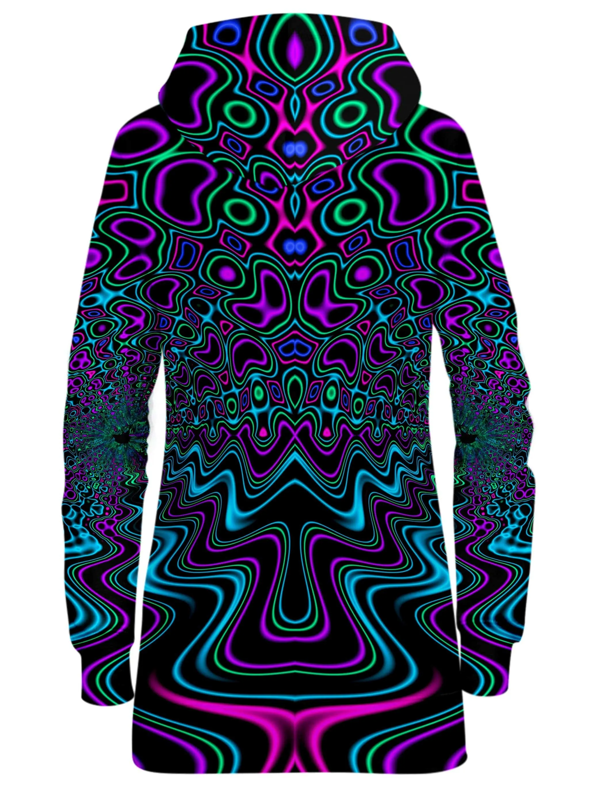 Fractal River Hoodie Dress sold by iEDM product image thumbnail 2
