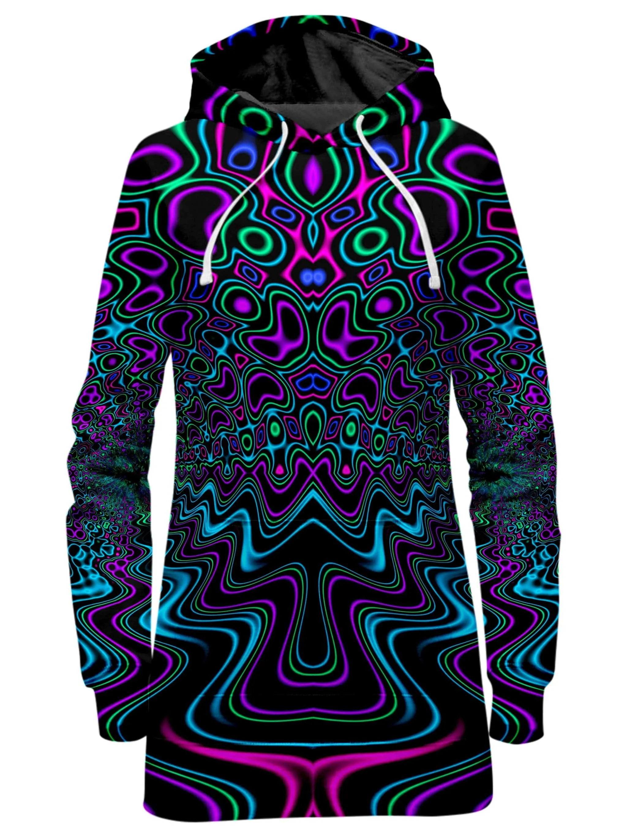 Fractal River Hoodie Dress sold by iEDM