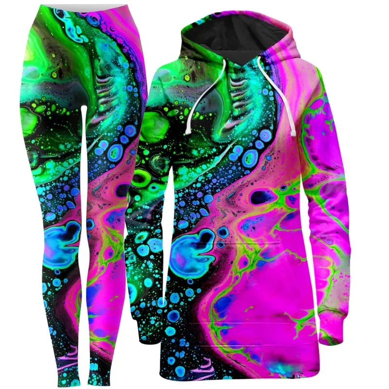 Jasper Sea Hoodie Dress and Leggings Combo sold by iEDM