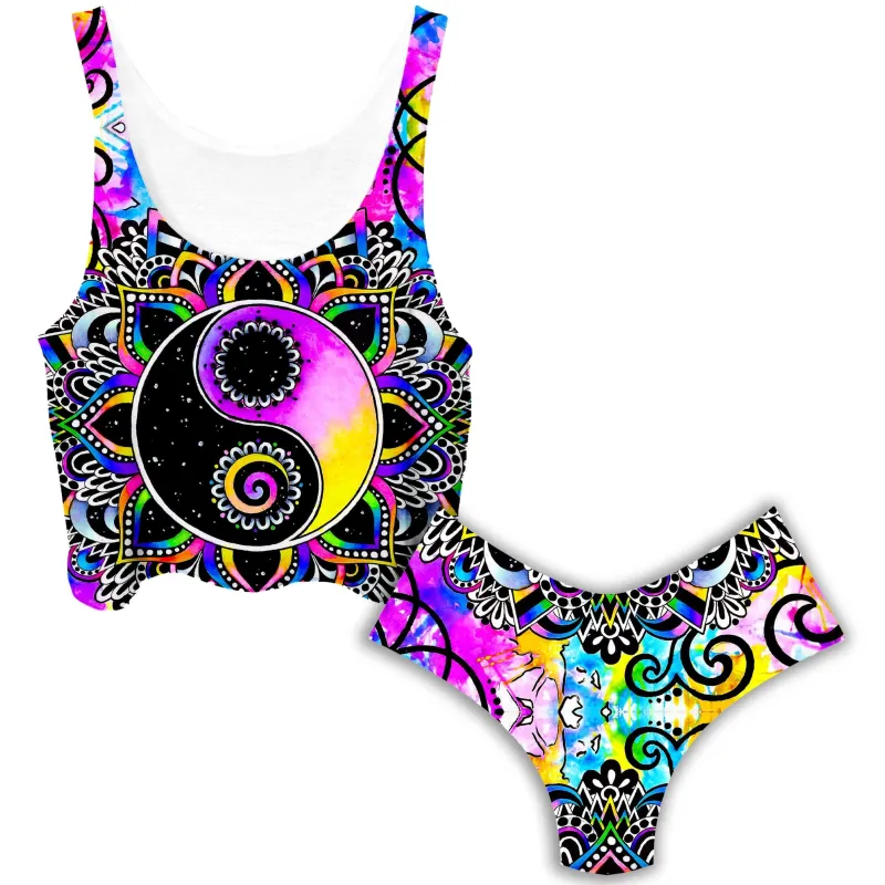 Magical Balance Crop Top and Booty Shorts Combo sold by iEDM