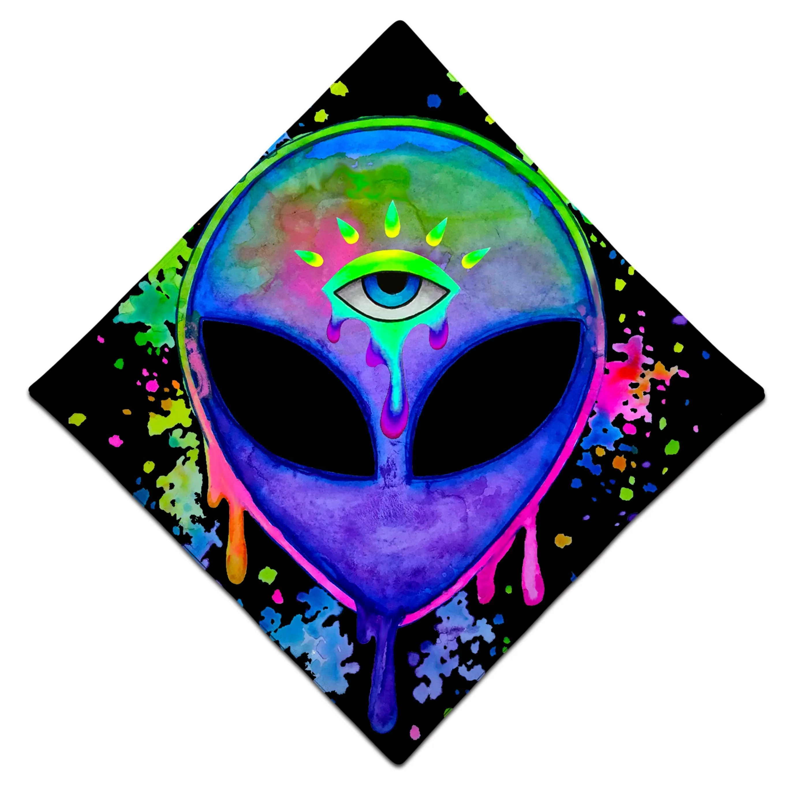 Splatter Alien Bandana sold by iEDM product image thumbnail 3