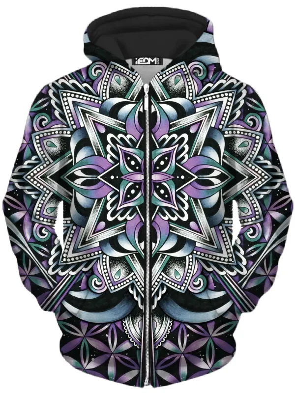 Sacred Web Unisex Zip-Up Hoodie sold by iEDM