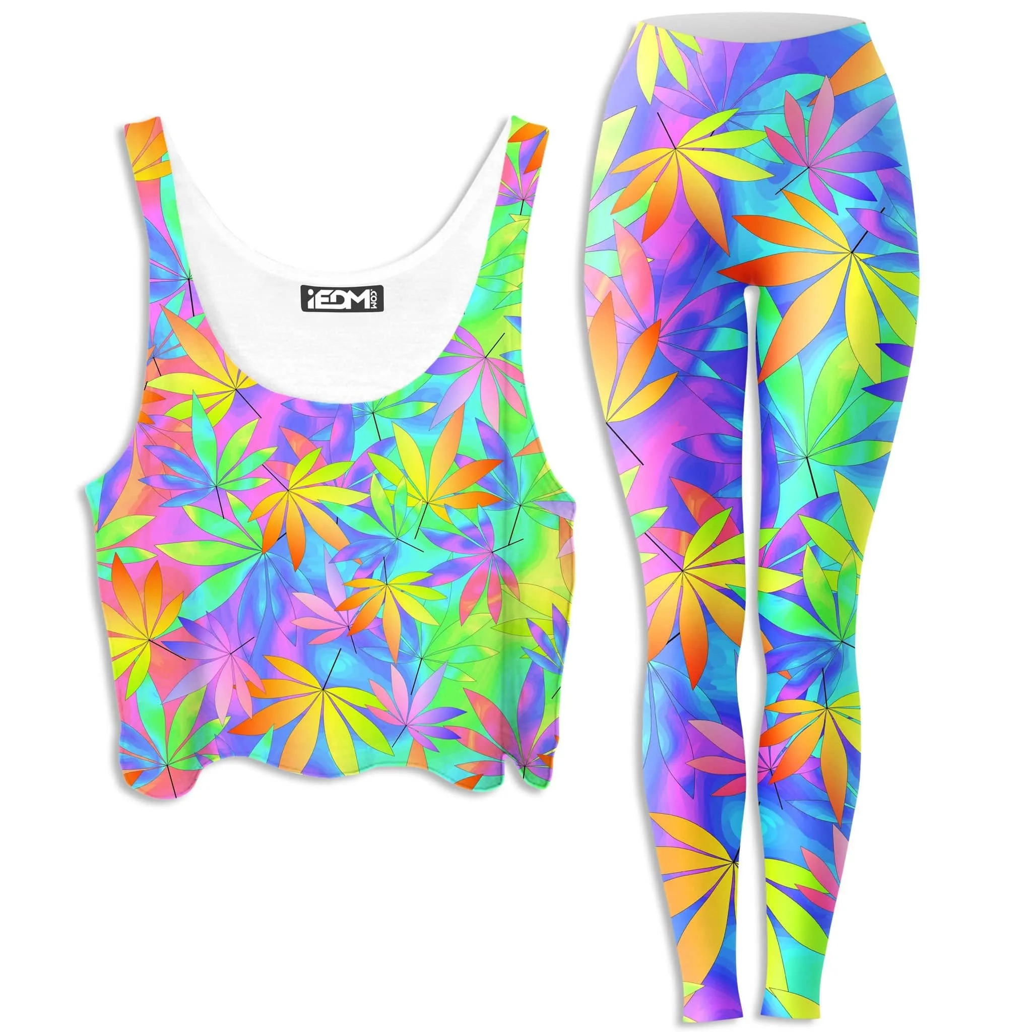 Take a Little Trip Crop Top and Leggings Combo sold by iEDM