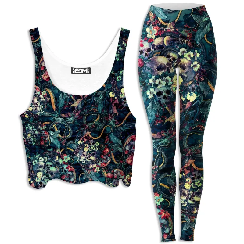 Endless Soul Crop Top and Leggings Combo sold by iEDM