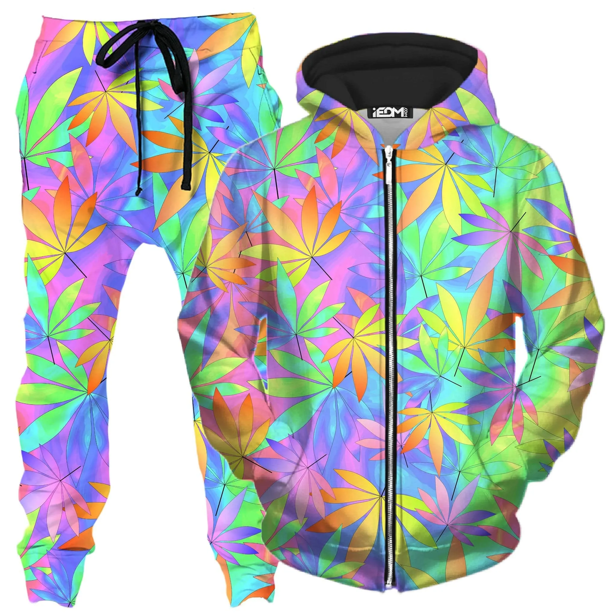 Take A Little Trip Zip-Up Hoodie and Joggers Combo sold by iEDM