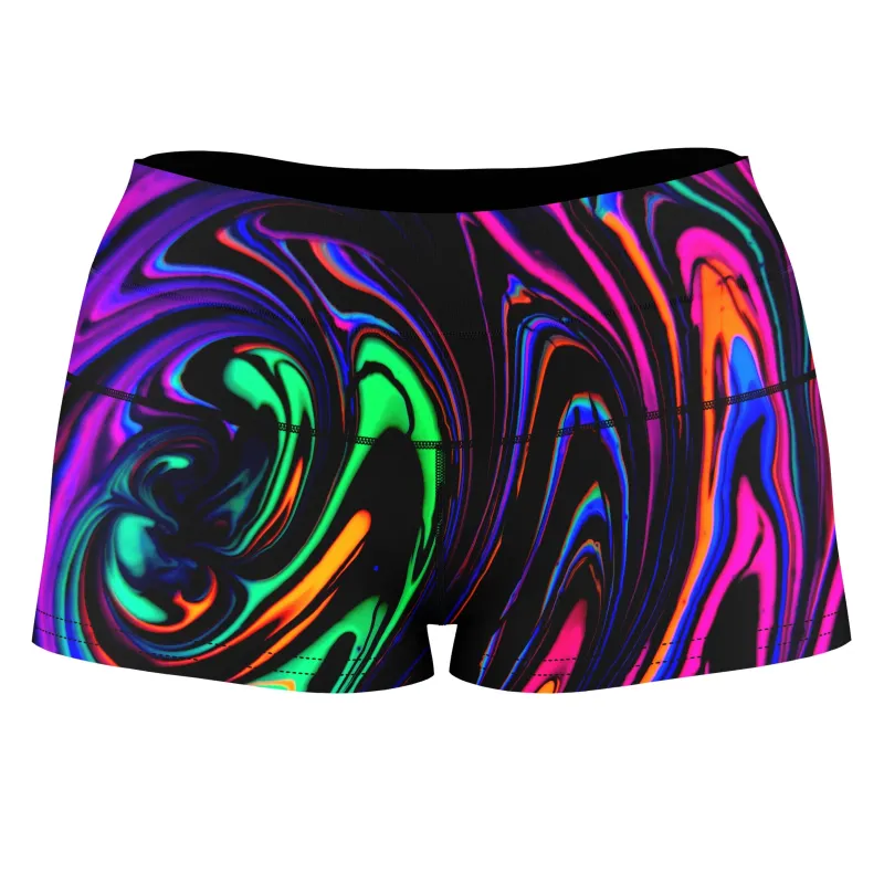 Cosmic Dream High-Waisted Women's Shorts sold by iEDM
