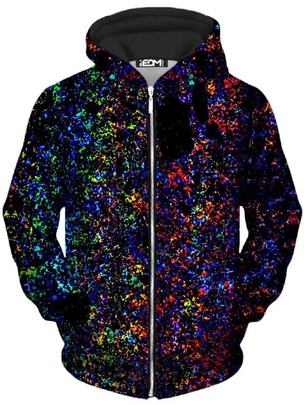 Lightning Rainbow Unisex Zip-Up Hoodie sold by iEDM