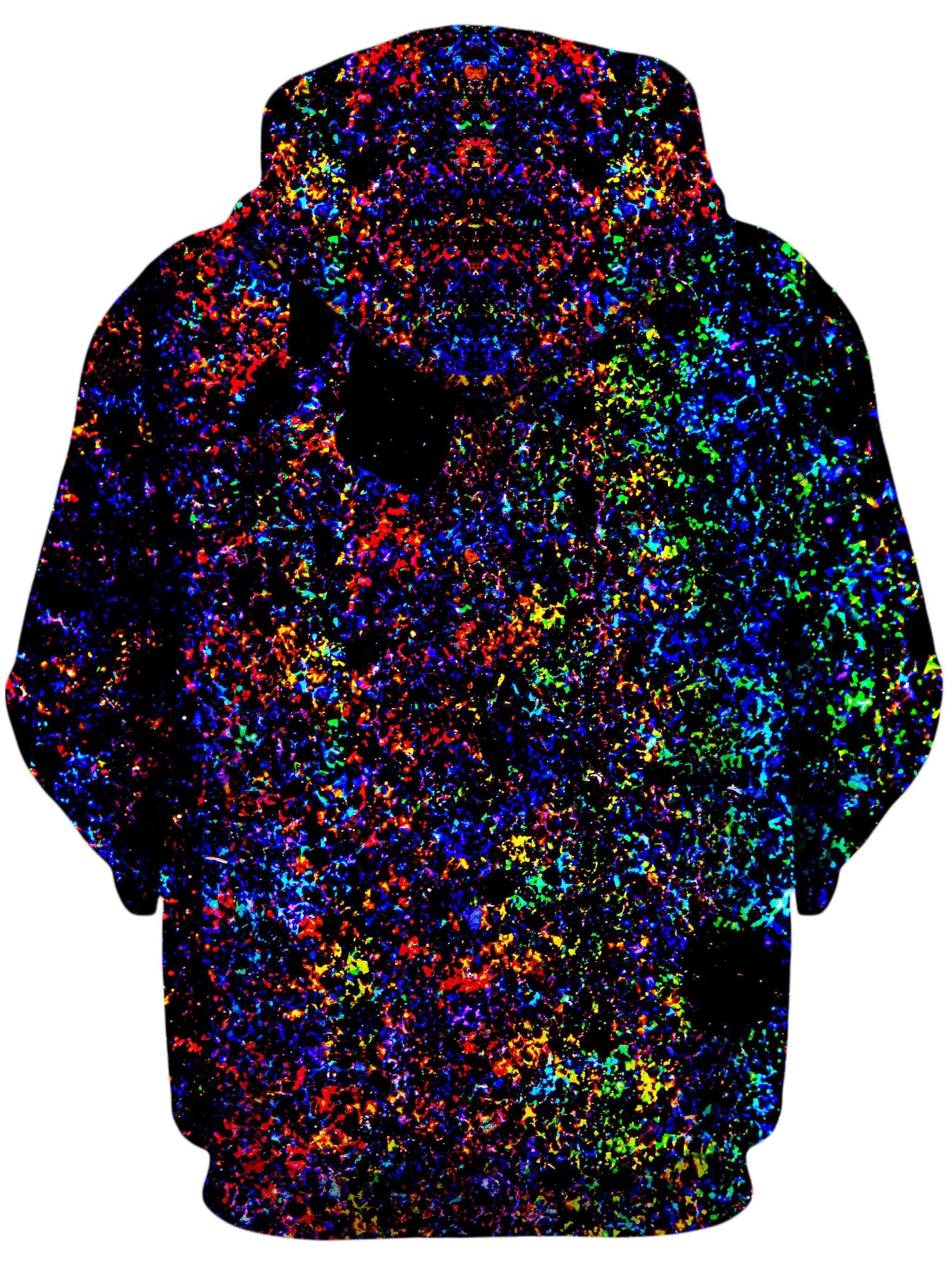 Lightning Rainbow Unisex Zip-Up Hoodie sold by iEDM product image thumbnail 2