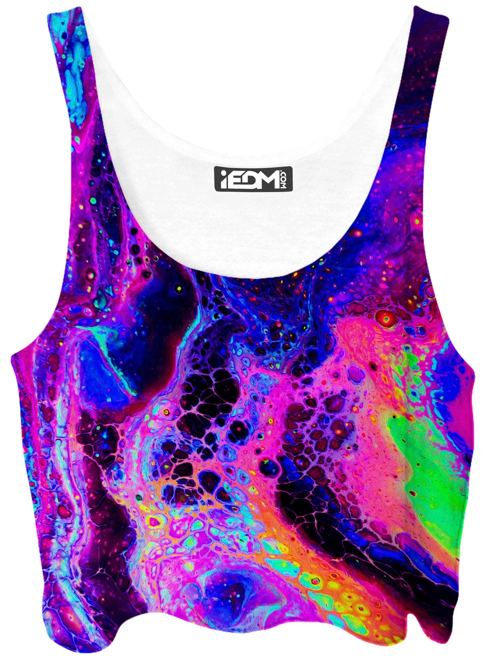 Psychedelic Radiation Crop Top and Booty Shorts Combo sold by iEDM product image thumbnail 2
