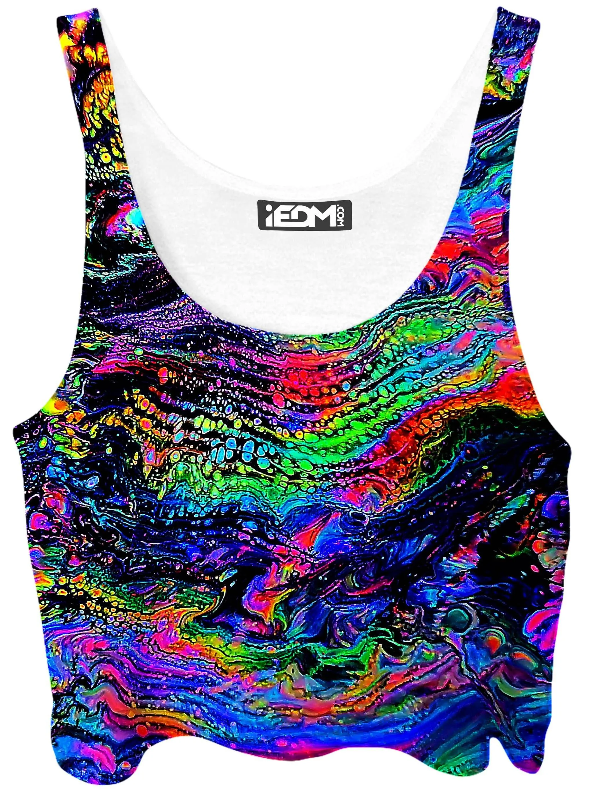 Galactic Drip Crop Top and Booty Shorts Combo sold by iEDM product image thumbnail 2