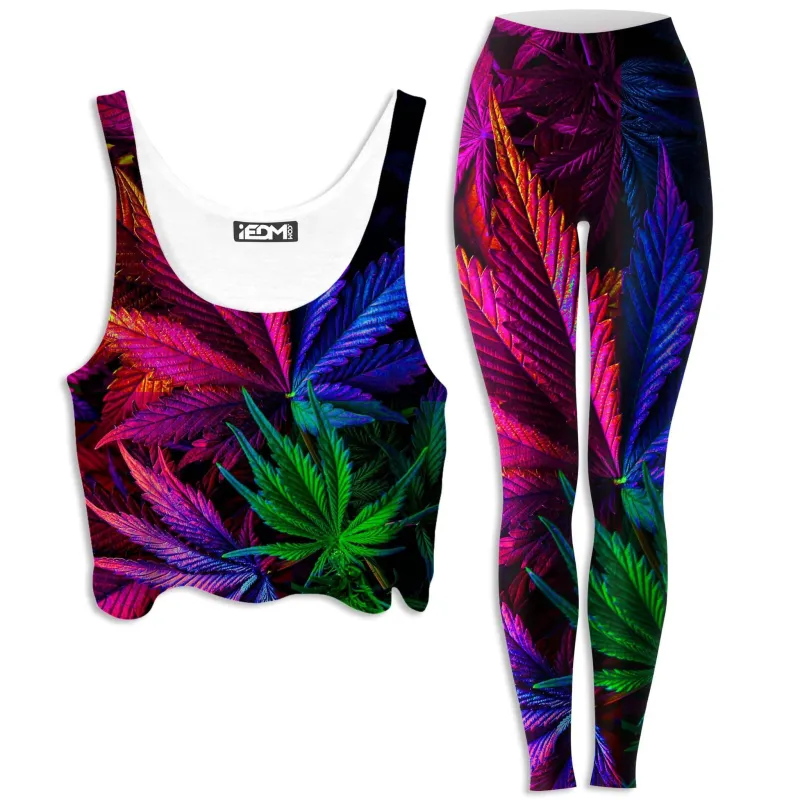Thermo Chronic Crop Top and Leggings Combo sold by iEDM