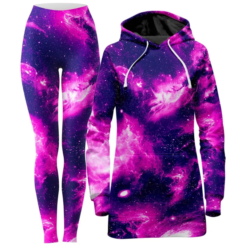 Lush Space Hoodie Dress and Leggings Combo sold by iEDM
