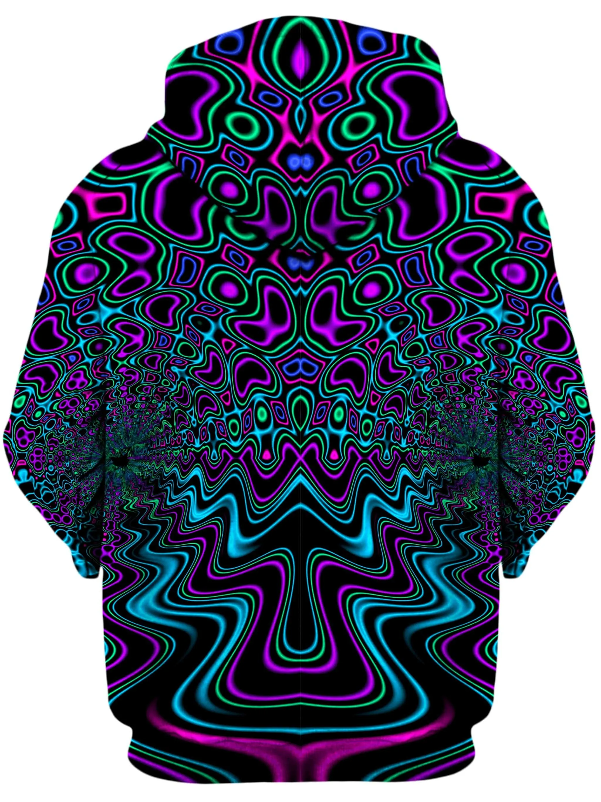 Fractal River Unisex Hoodie sold by iEDM product image thumbnail 2