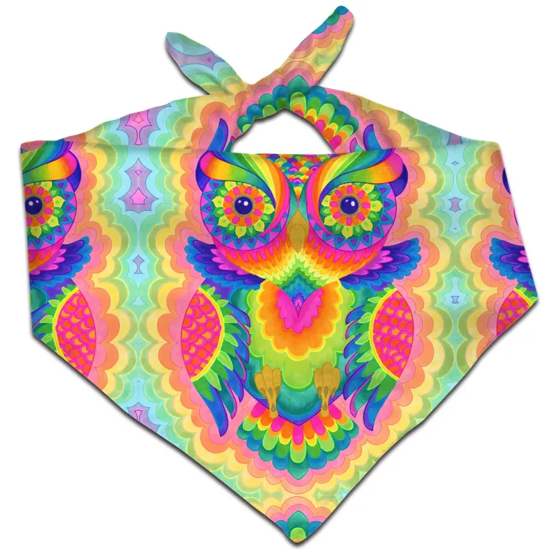 Cosmic Owl Bandana sold by iEDM