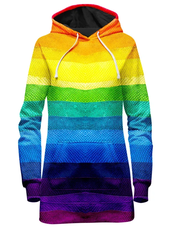 Rainbow Snake Hoodie Dress sold by iEDM