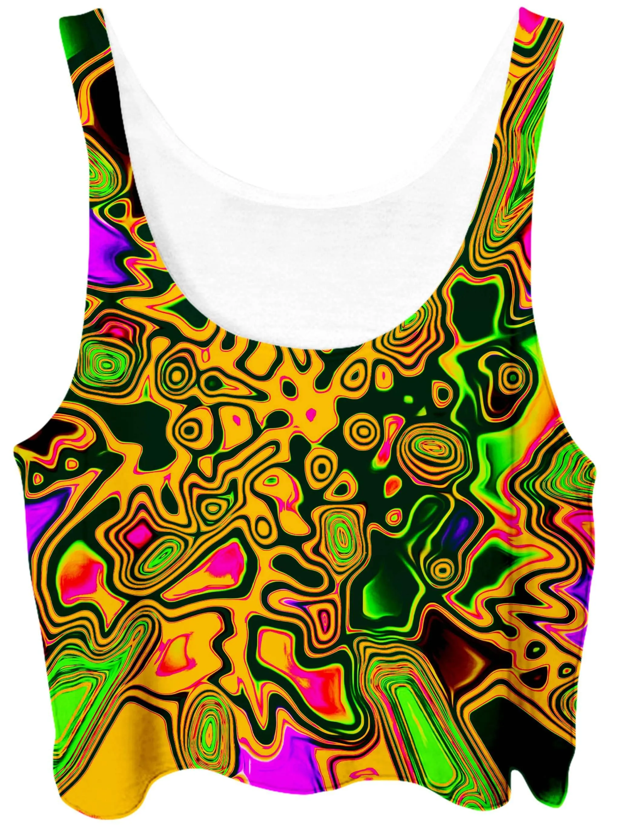 Splash Of The 90s Crop Top and Leggings with PM 2.5 Face Mask Combo sold by iEDM product image thumbnail 2