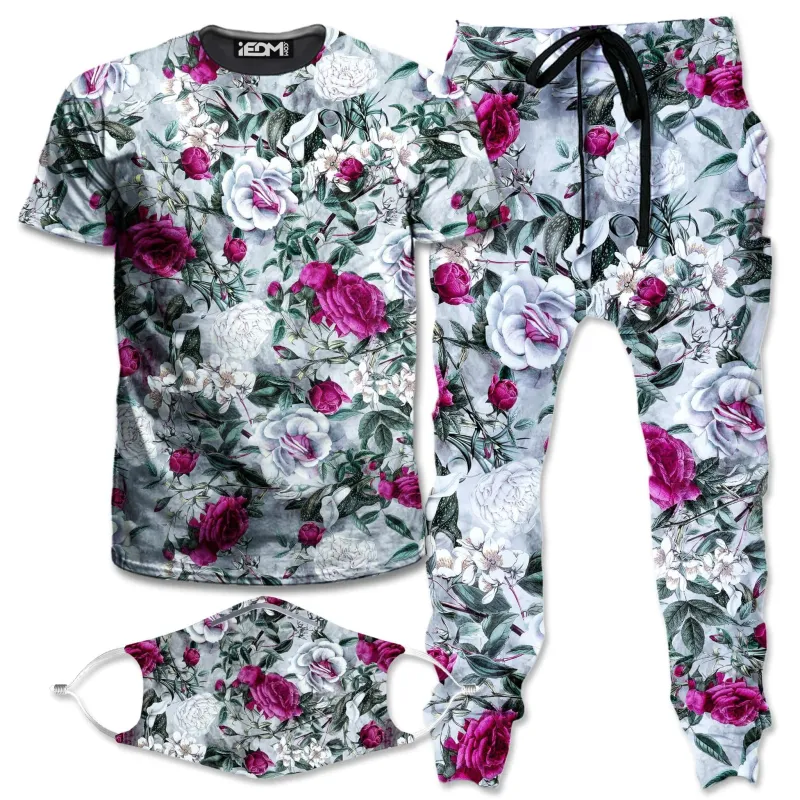 Vapor T-Shirt and Joggers with PM 2.5 Face Mask Combo made by iEDM