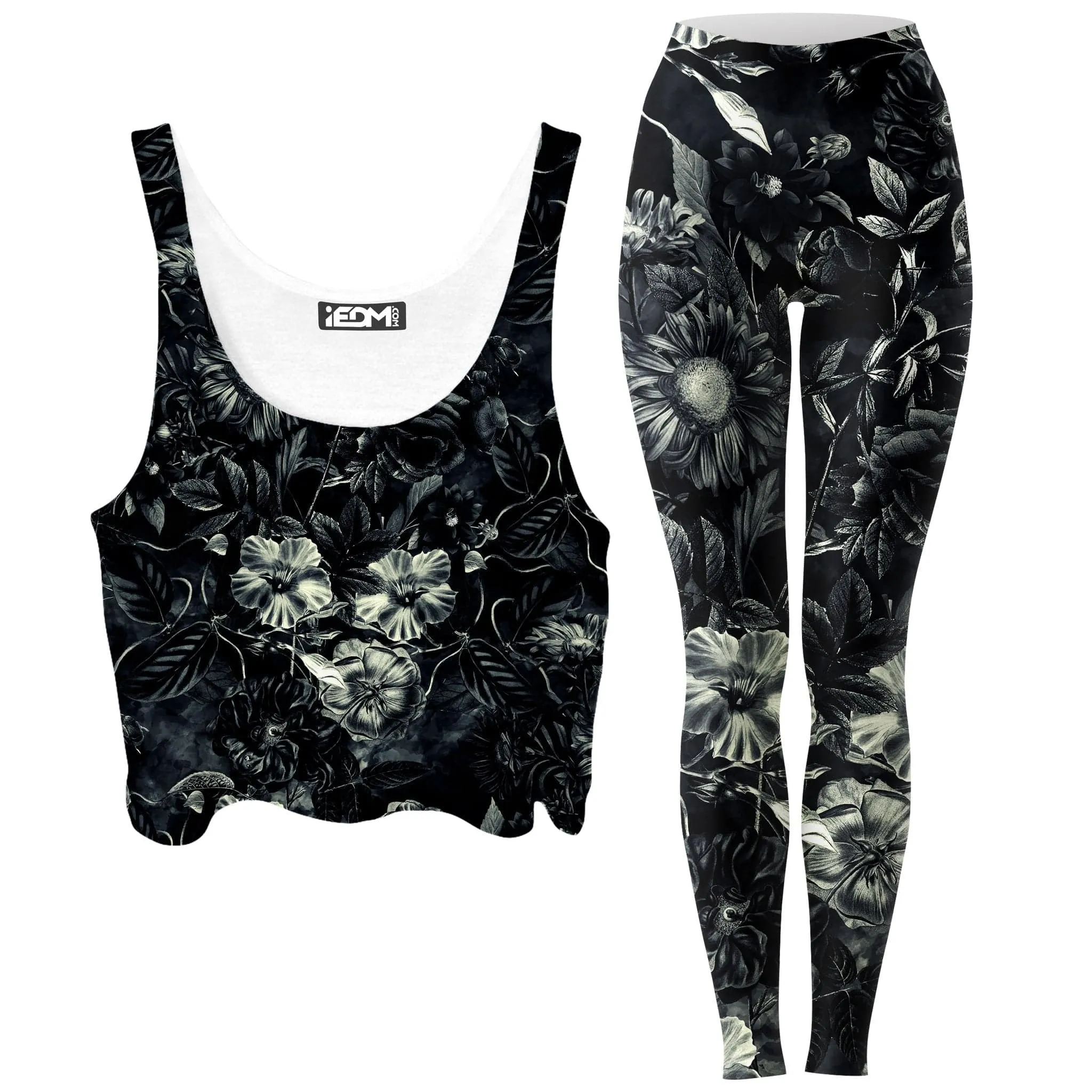 Darkness Crop Top and Leggings Combo sold by iEDM