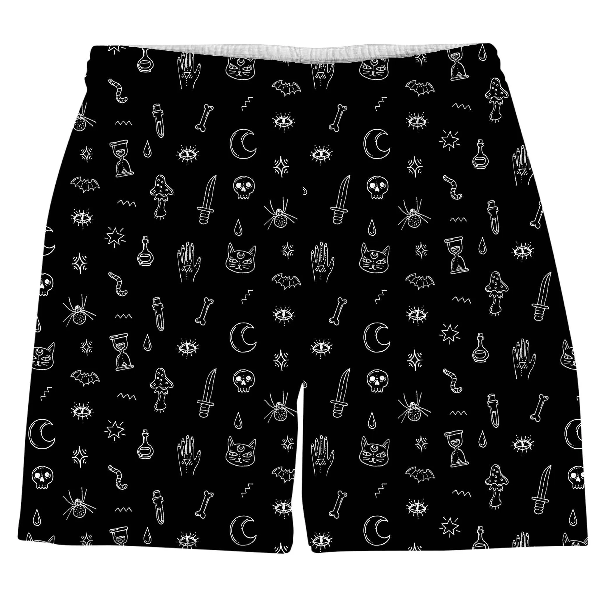 Black Pattern T-Shirt and Shorts Combo sold by iEDM product image thumbnail 3