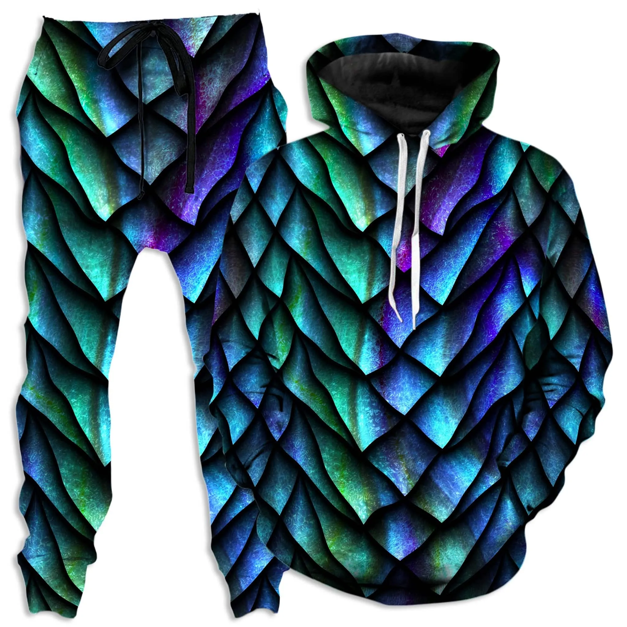 Dosed Dragon Scale Hoodie and Joggers Combo sold by iEDM