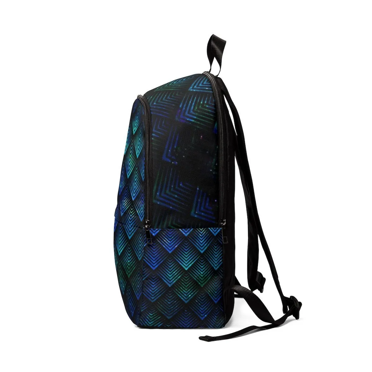 Galactic Dragon Scale Teal Backpack sold by iEDM product image thumbnail 3