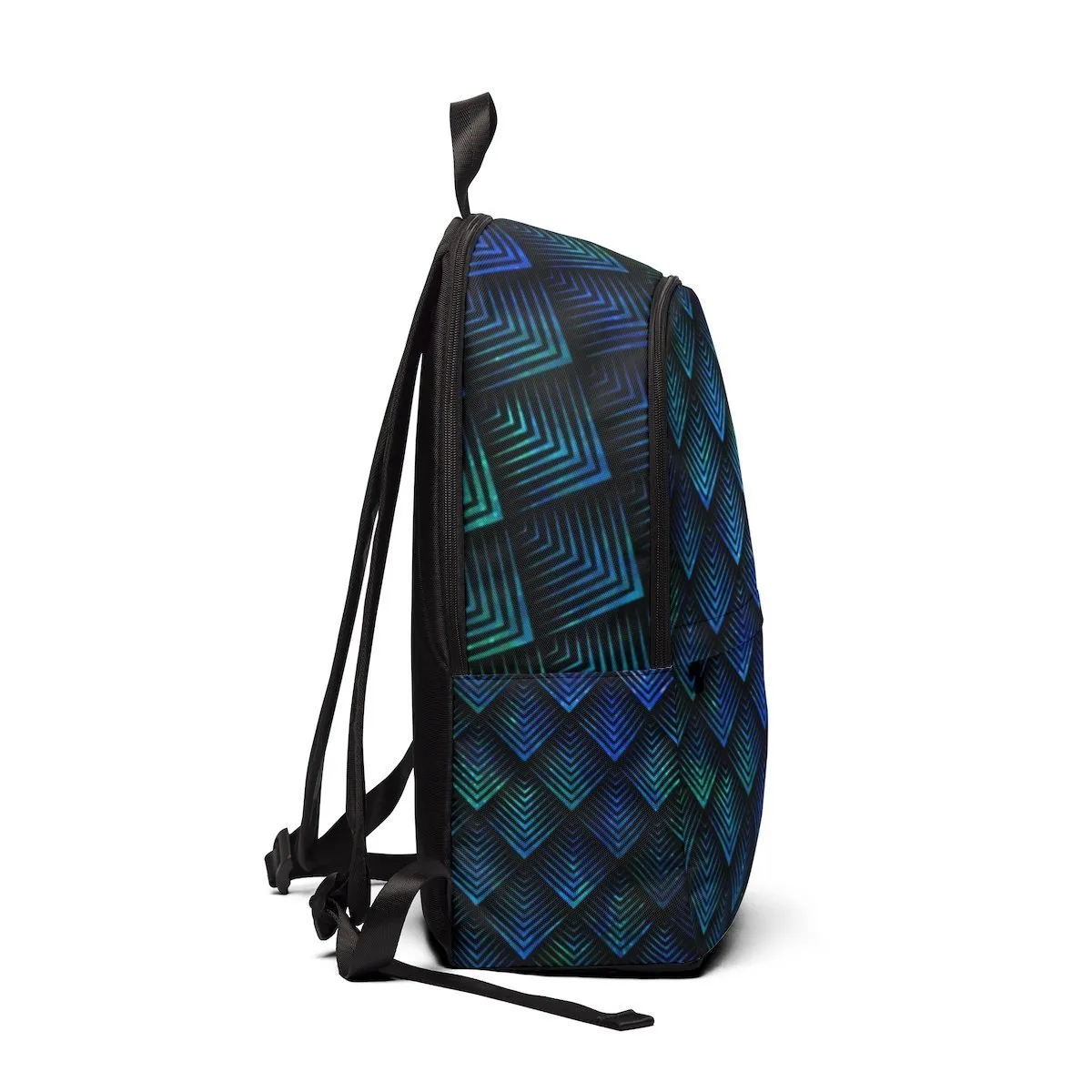 Galactic Dragon Scale Teal Backpack sold by iEDM product image thumbnail 2