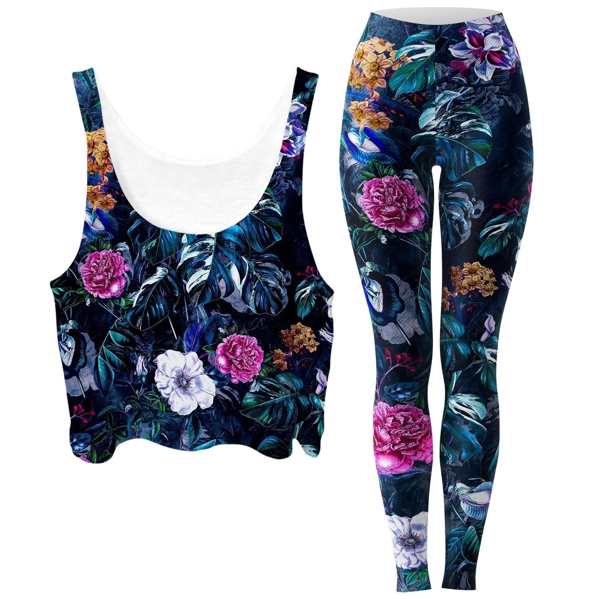 South Beach Crop Top and Leggings Combo sold by iEDM
