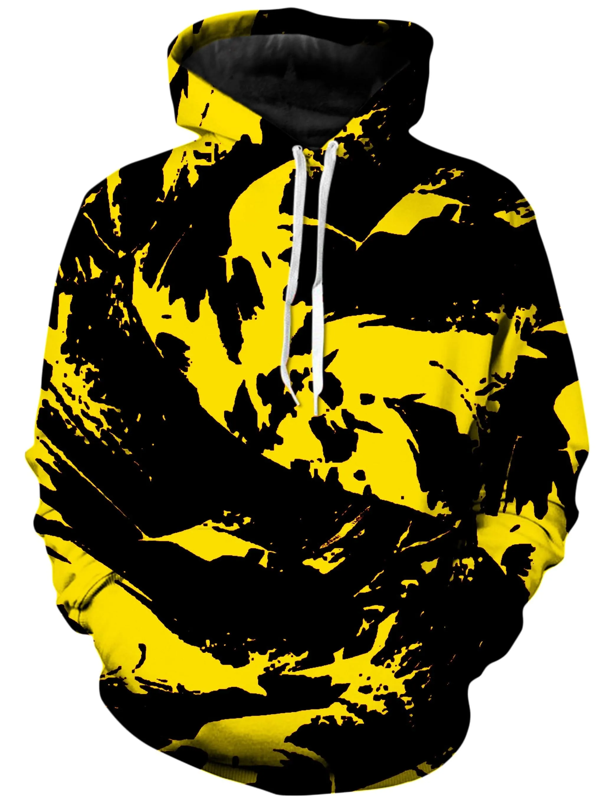 Black and Yellow Paint Splatter Hoodie and Joggers Combo sold by iEDM product image thumbnail 2