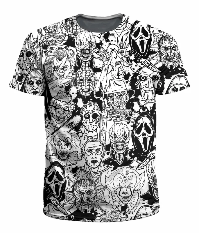 Horror Villains Men's T-Shirt sold by iEDM