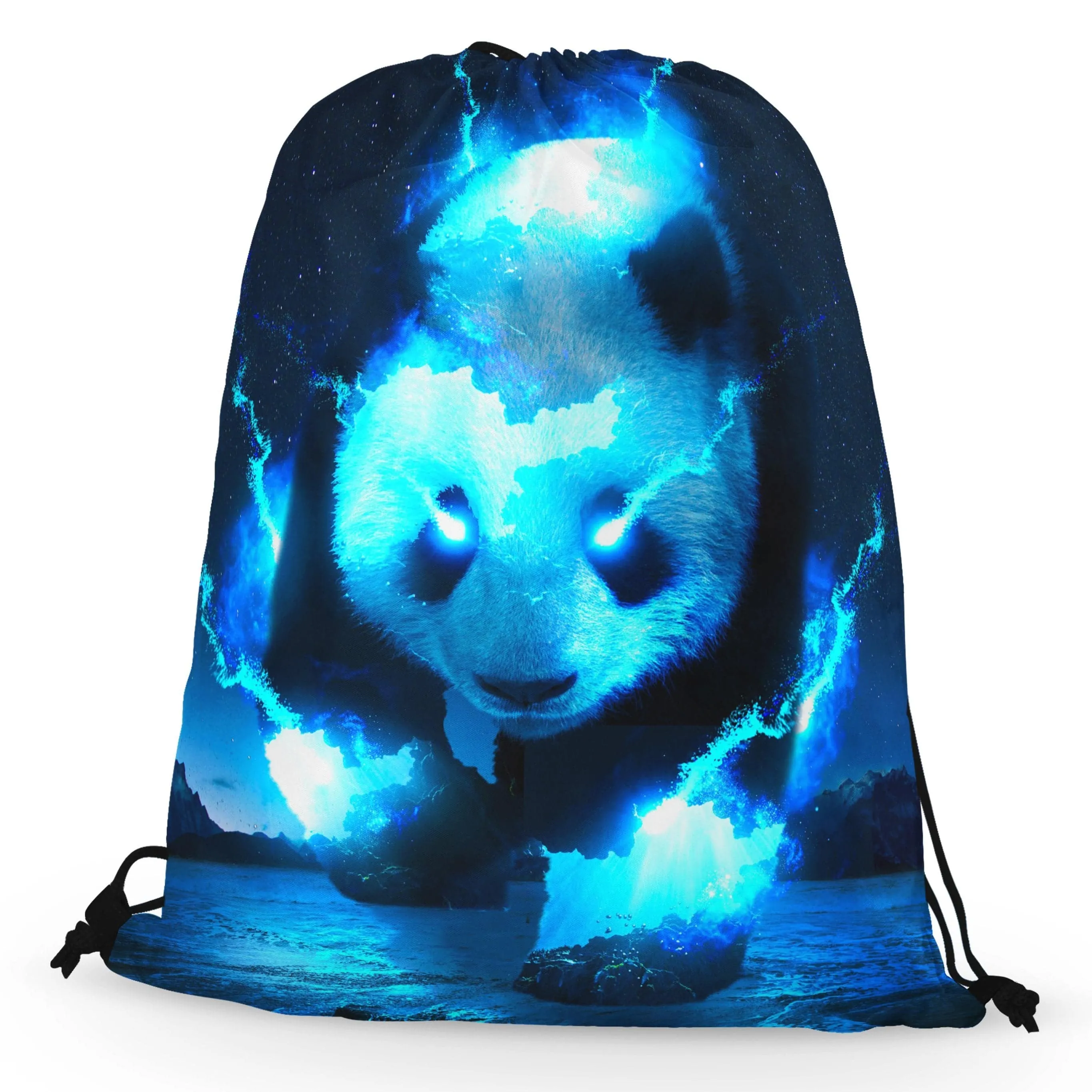 Cosmic Panda Drawstring Bag sold by iEDM product image thumbnail 2